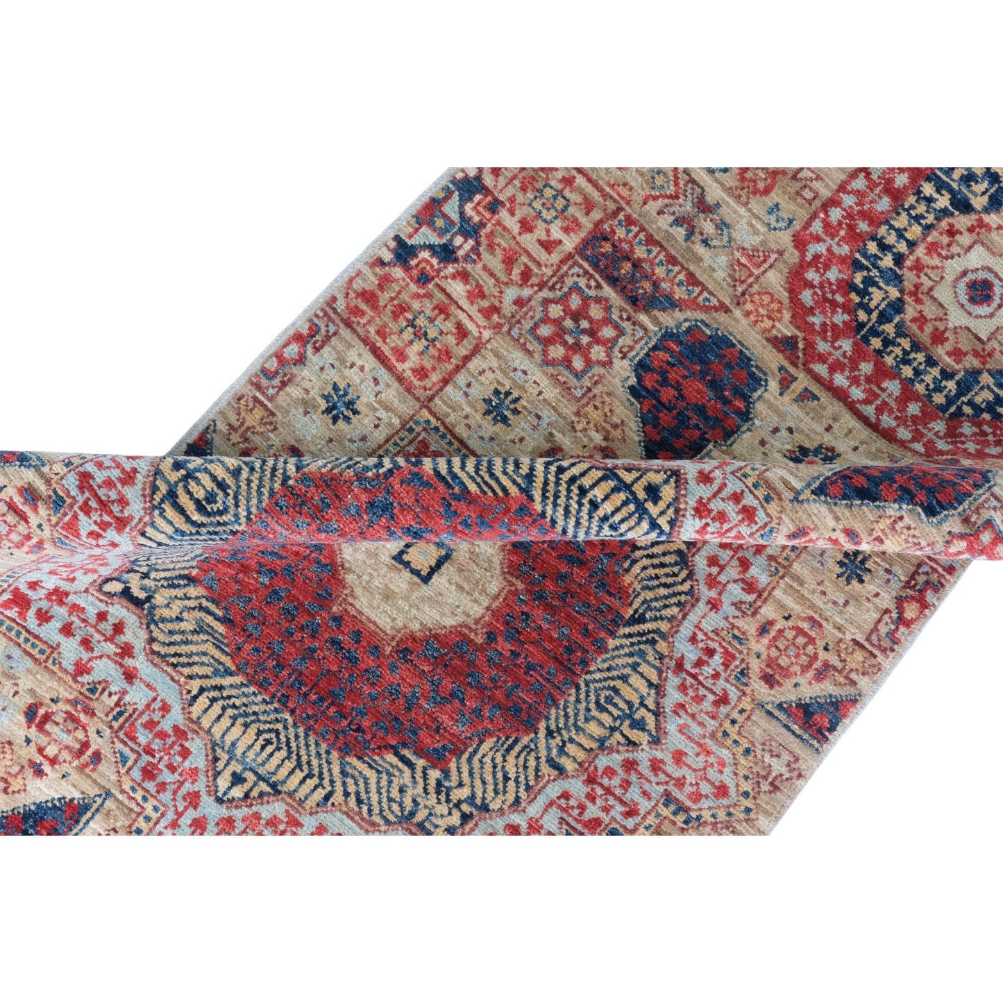 ARYANA ARYAN IVORY / RED 2'4" X 27'10"