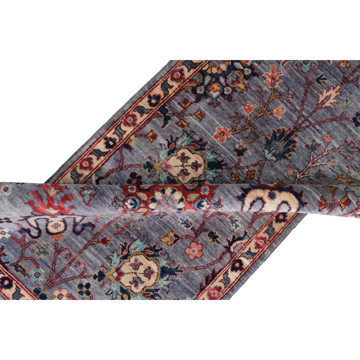 ARYANA ARYAN LIGHT BLUE / IVORY 2'5" X 18'3"