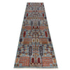 ARYANA ARYAN LIGHT BLUE / RED 2'6" X 9'10"