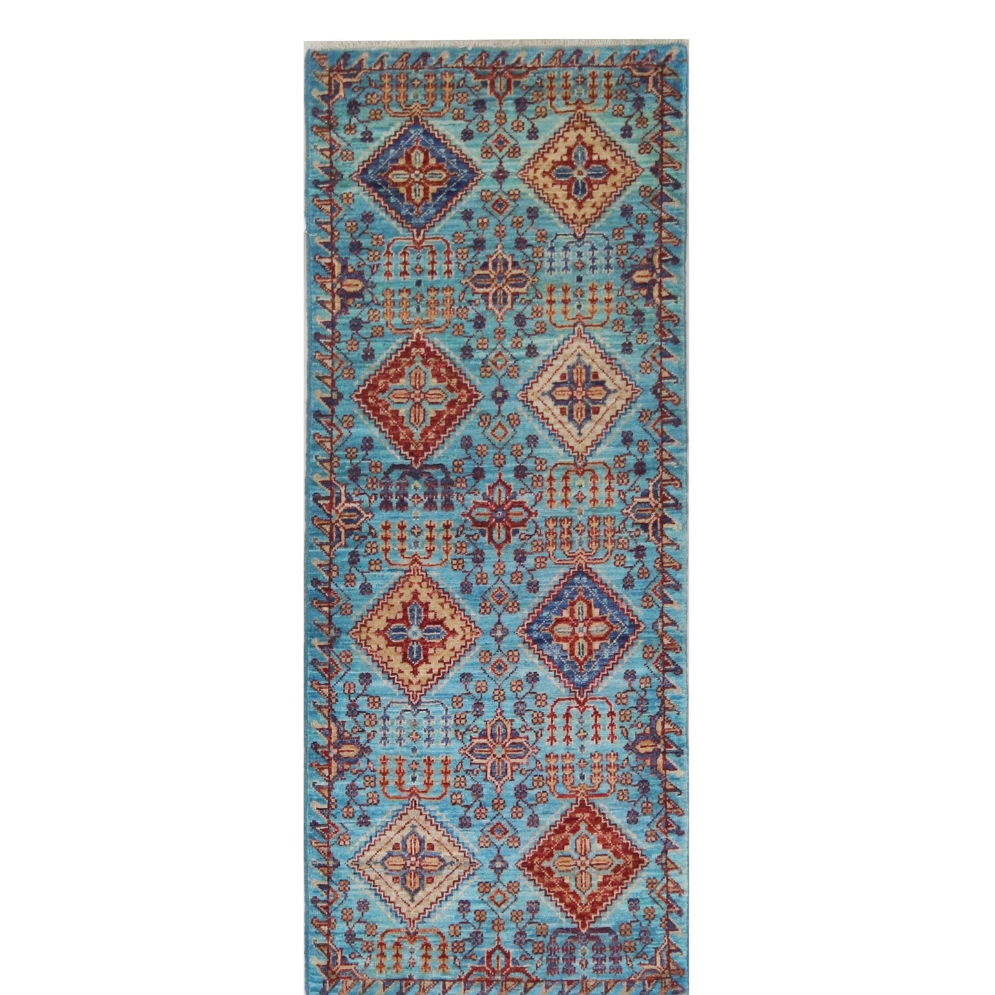 ARYANA ARYAN LIGHT BLUE / NAVY 2' X 5'