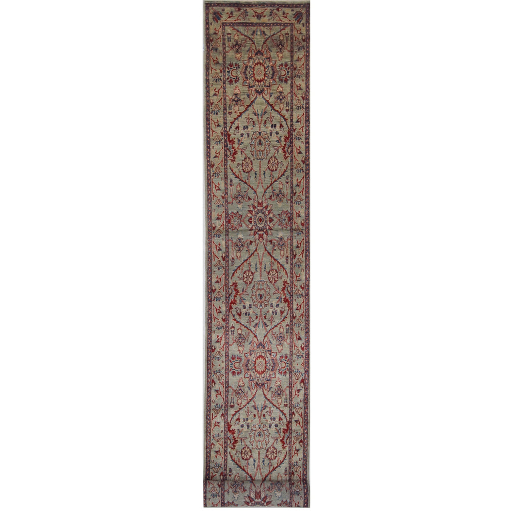 ARYANA ARYAN LIGHT GREEN / LIGHT GREEN 2'4" X 15'4"