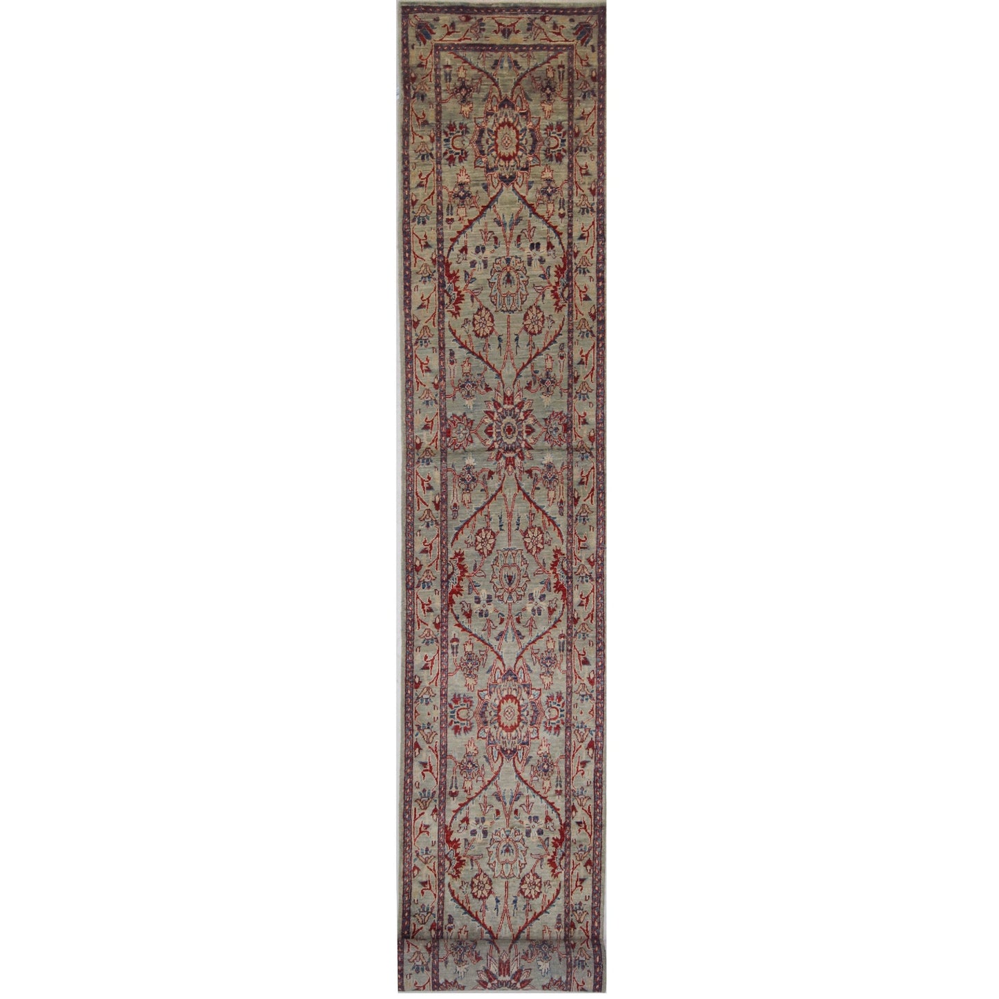ARYANA ARYAN LIGHT GREEN / LIGHT GREEN 2'4" X 15'4"