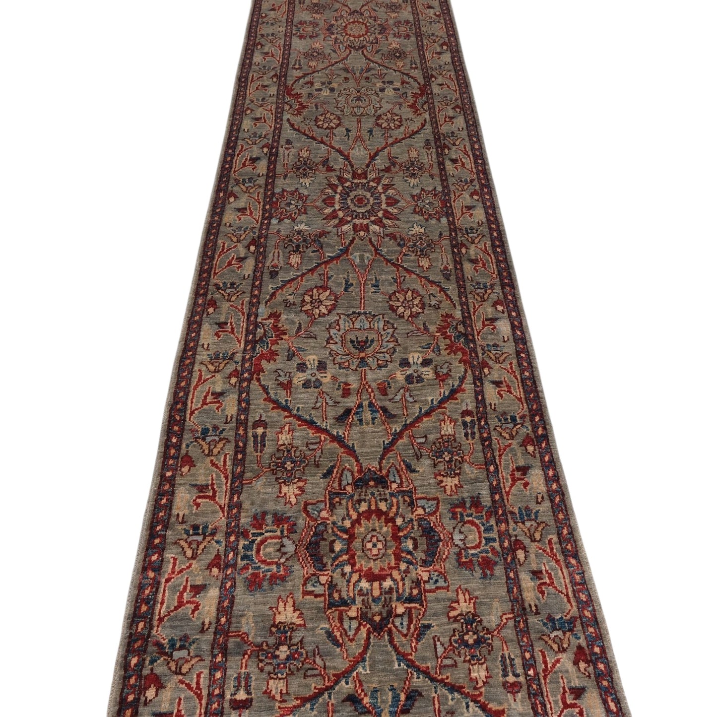 ARYANA ARYAN LIGHT GREEN / LIGHT GREEN 2'4" X 15'4"