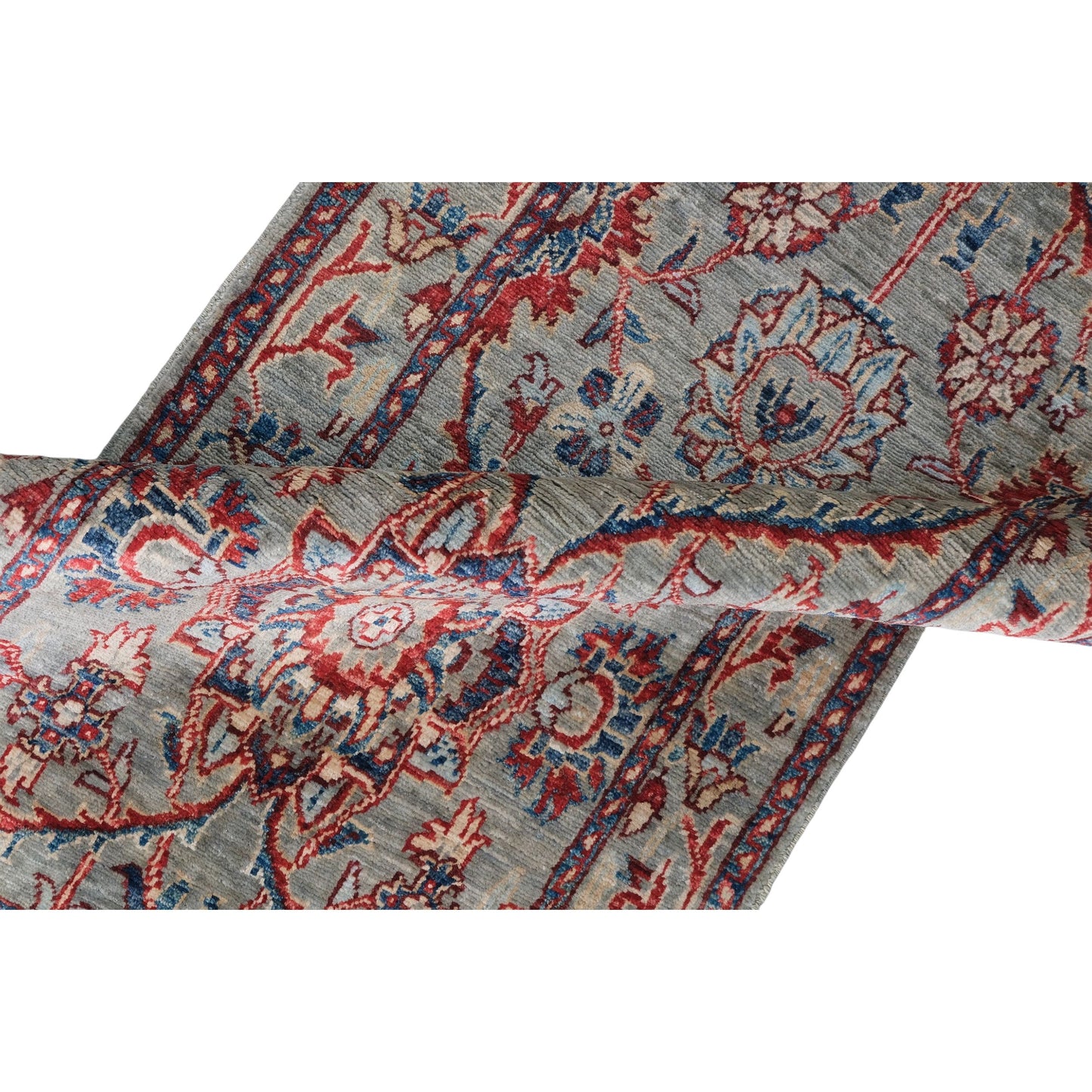 ARYANA ARYAN LIGHT GREEN / LIGHT GREEN 2'4" X 15'4"