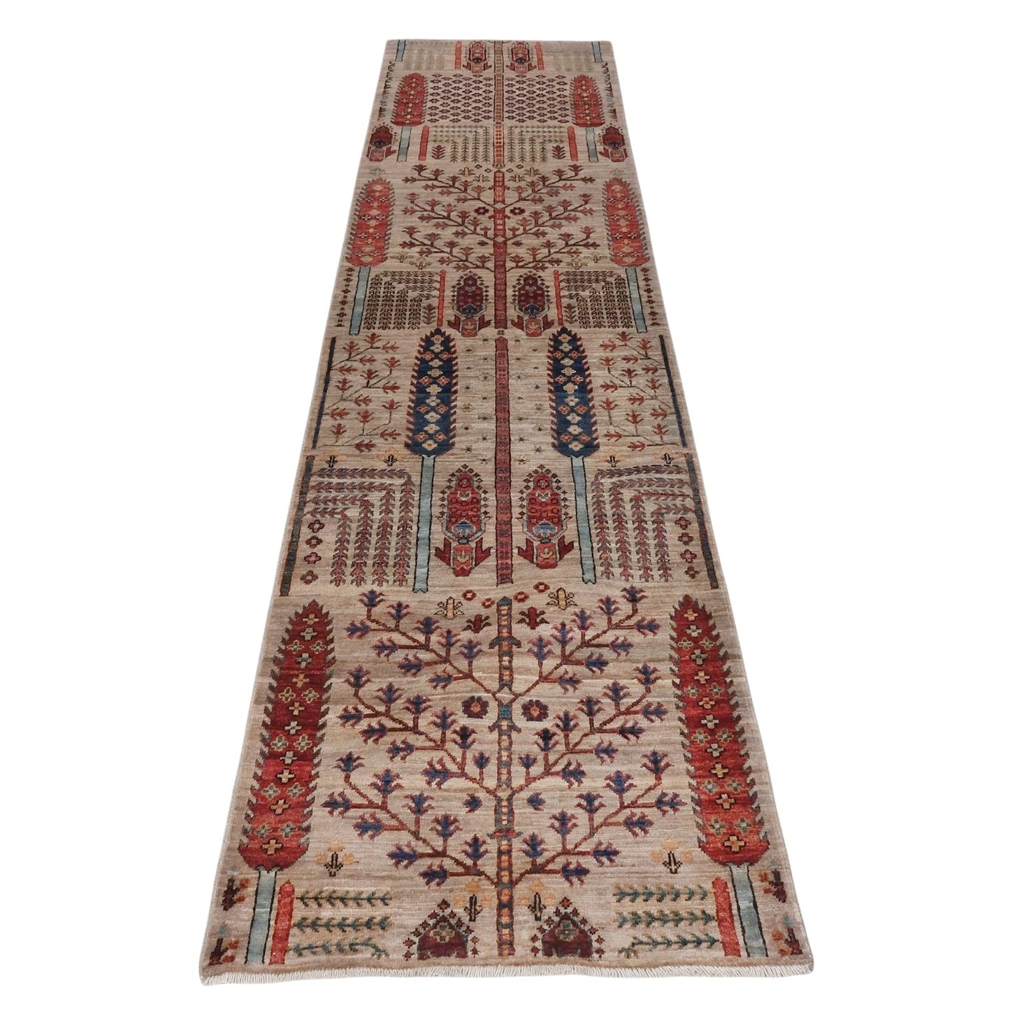ARYANA ARYAN IVORY / RED 2'5" X 9'9"