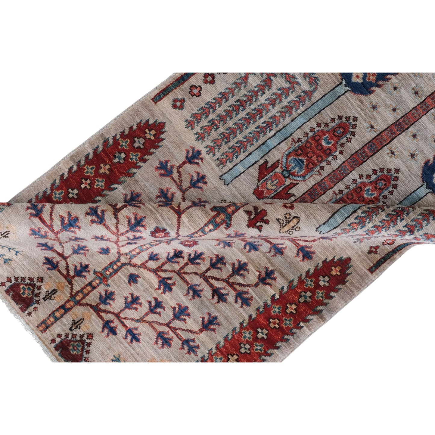 ARYANA ARYAN IVORY / RED 2'5" X 9'9"
