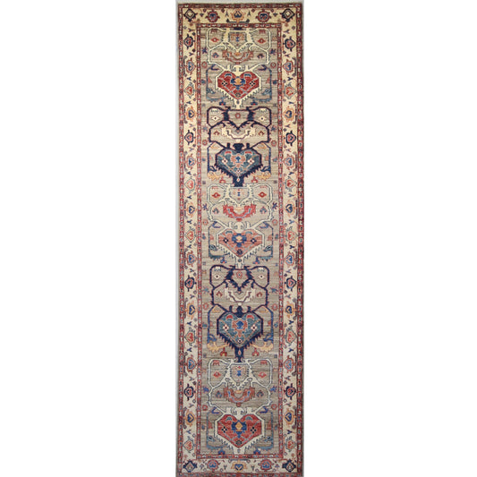 ARYANA ARYAN BROWN / IVORY 2'8" X 10'4"