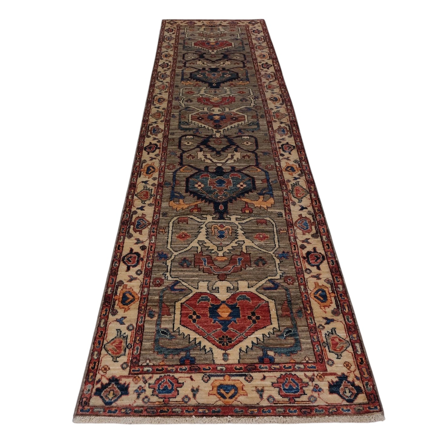 ARYANA ARYAN BROWN / IVORY 2'8" X 10'4"