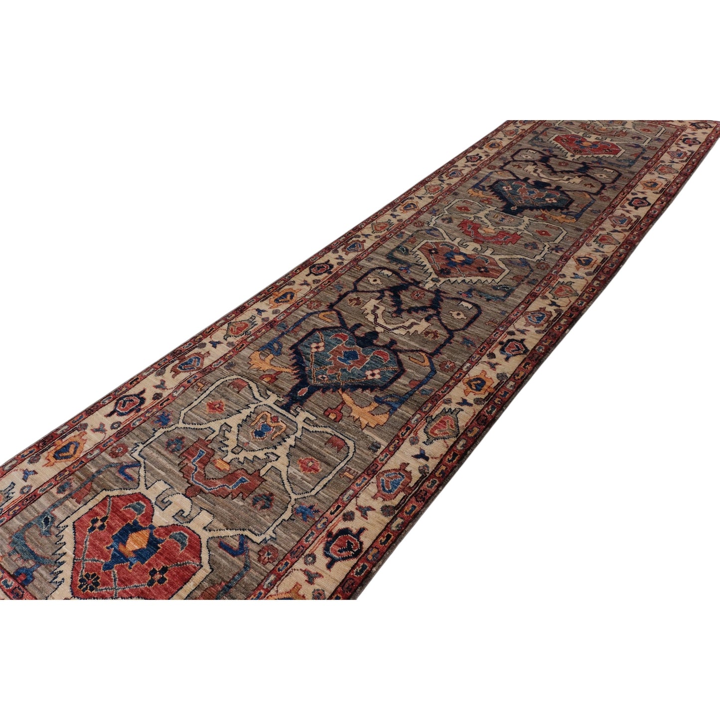 ARYANA ARYAN BROWN / IVORY 2'8" X 10'4"