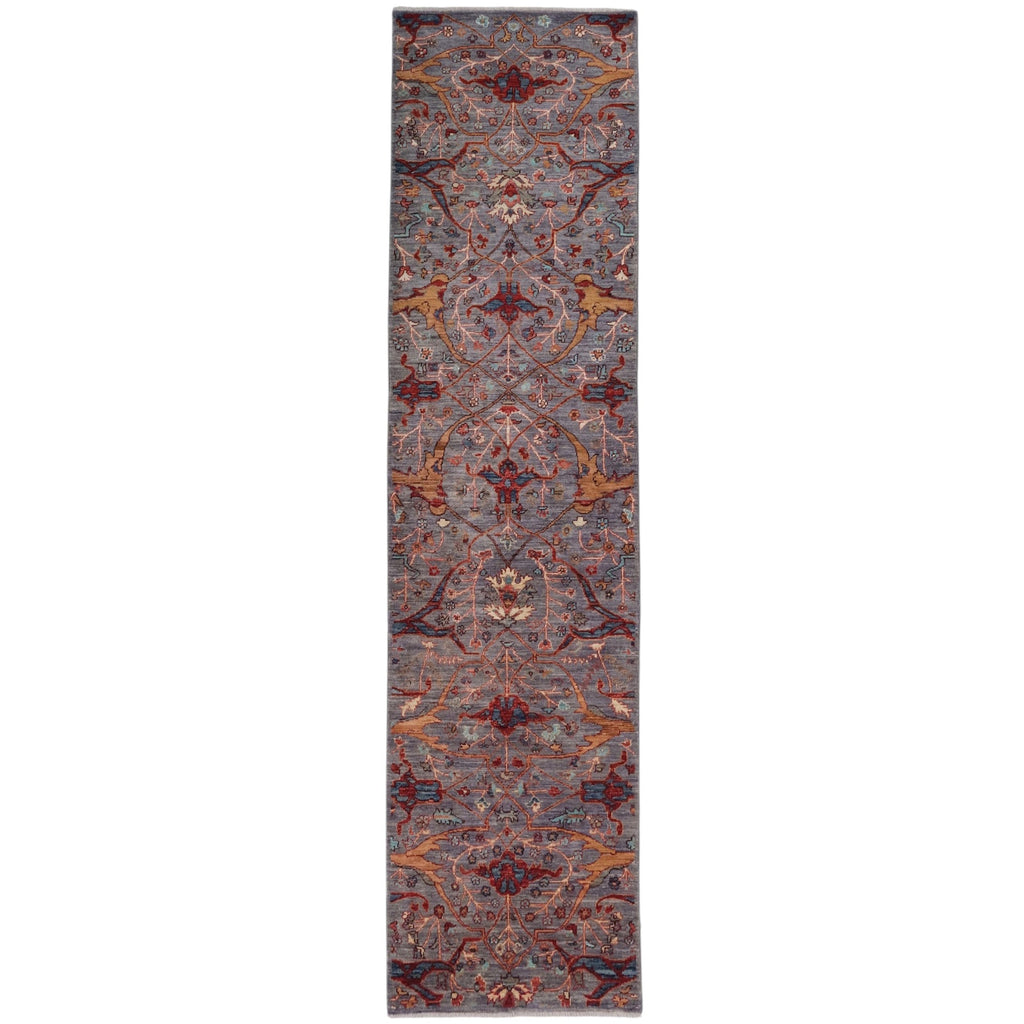 ARYANA ARYAN BROWN / RED 2'7" X 10'