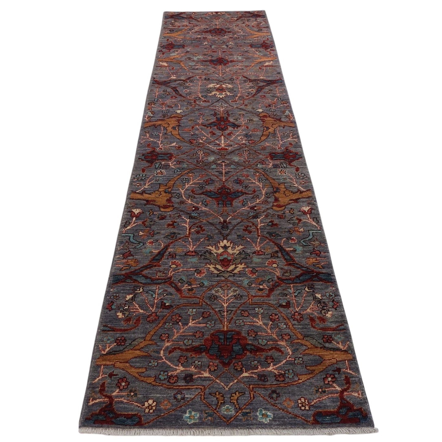 ARYANA ARYAN BROWN / RED 2'7" X 10'