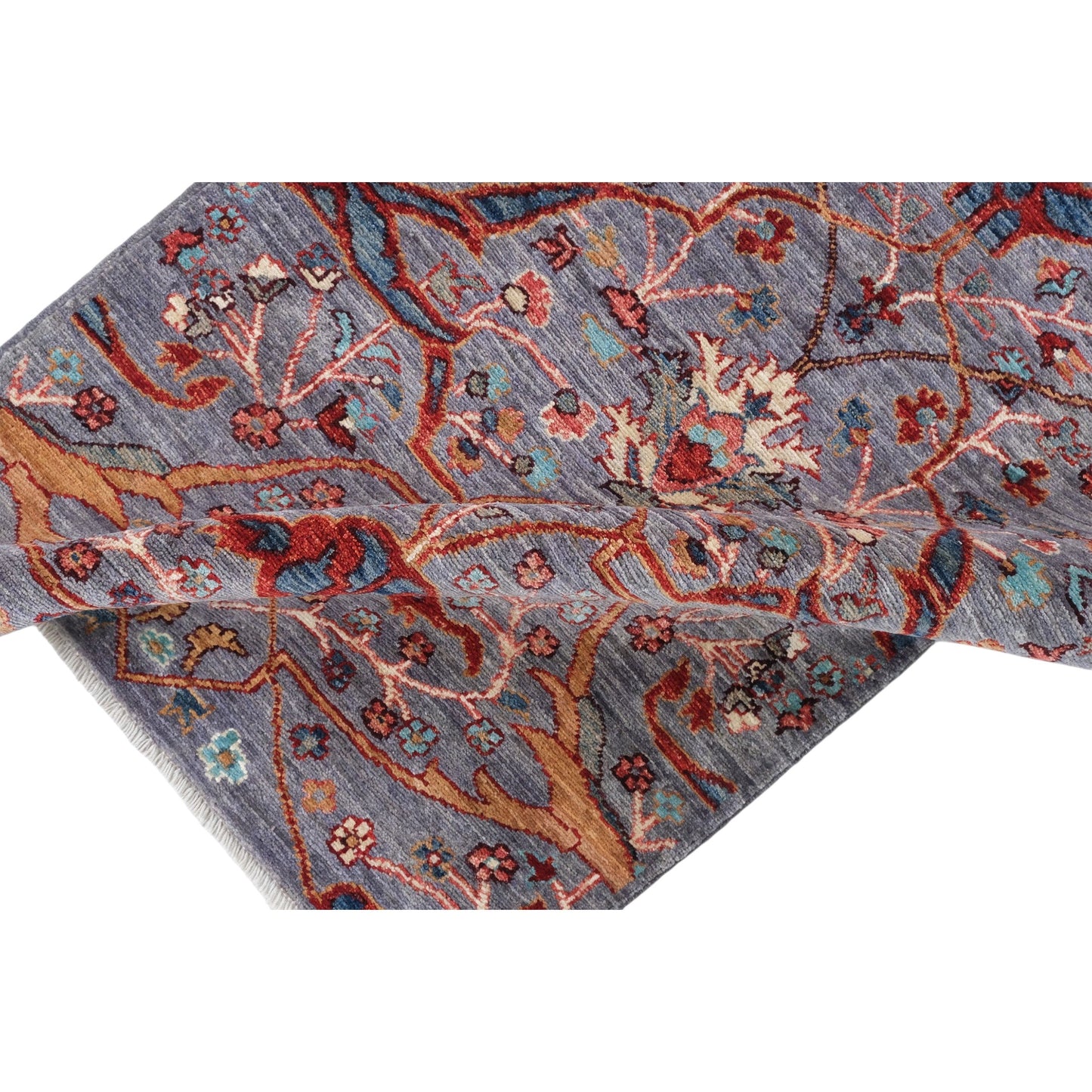 ARYANA ARYAN BROWN / RED 2'7" X 10'