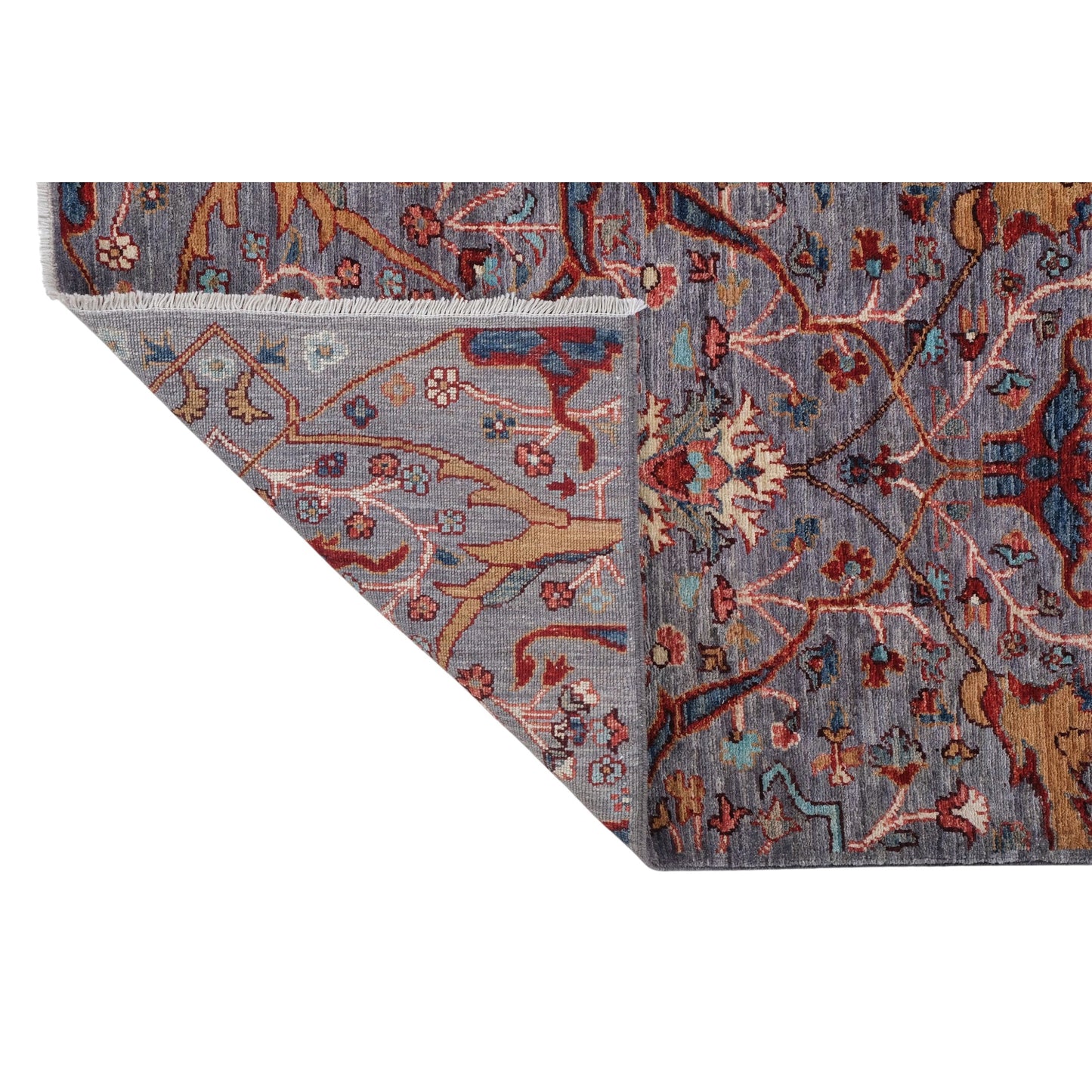 ARYANA ARYAN BROWN / RED 2'7" X 10'