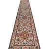 ARYANA ARYAN LIGHT BLUE / RED 2'5" X 15'4"
