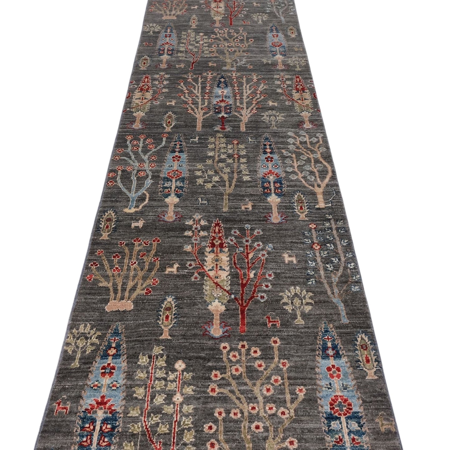 ARYANA ARYAN BROWN / RED 2'6" X 17'7"