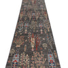 ARYANA ARYAN BROWN / RED 2'6" X 17'7"