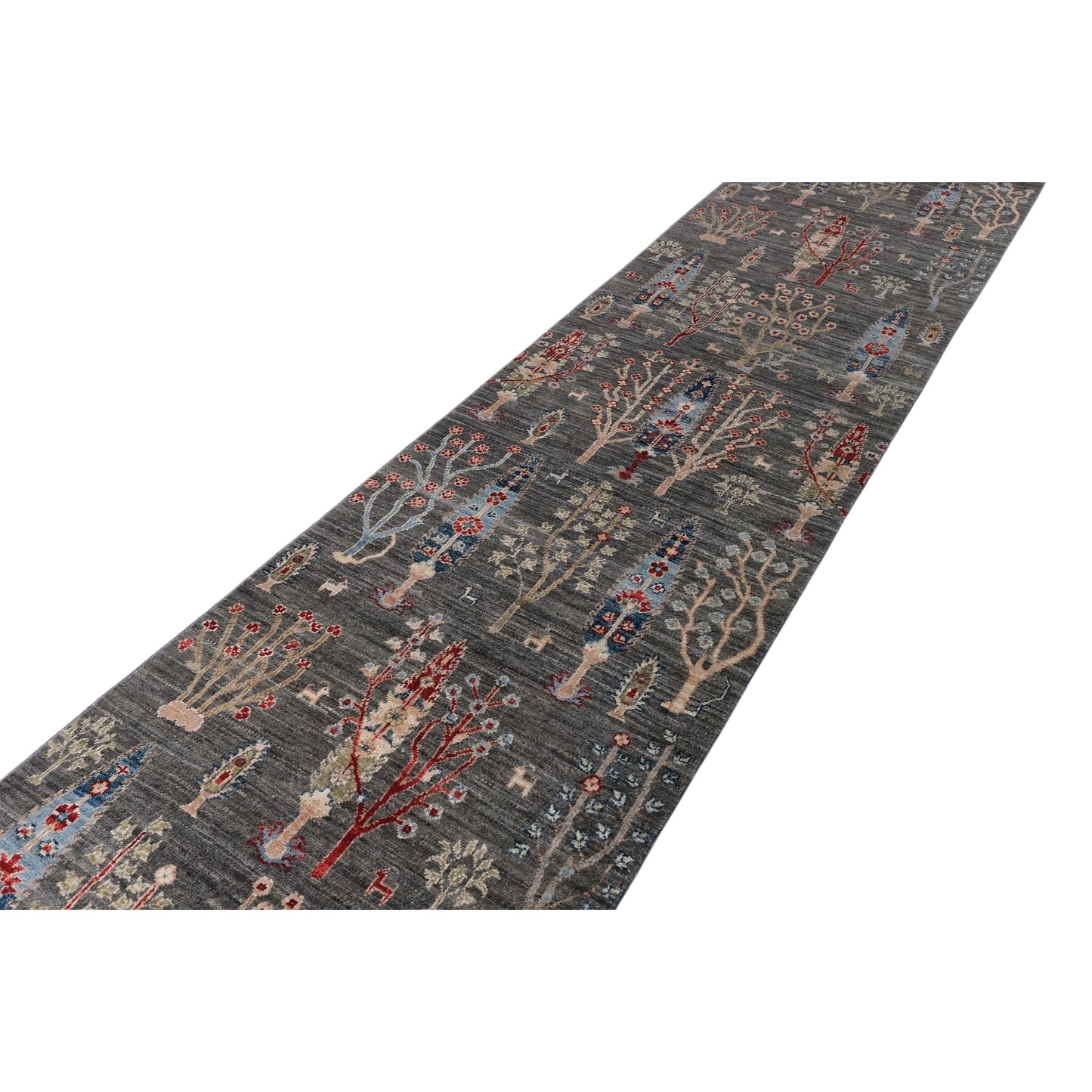 ARYANA ARYAN BROWN / RED 2'6" X 17'7"