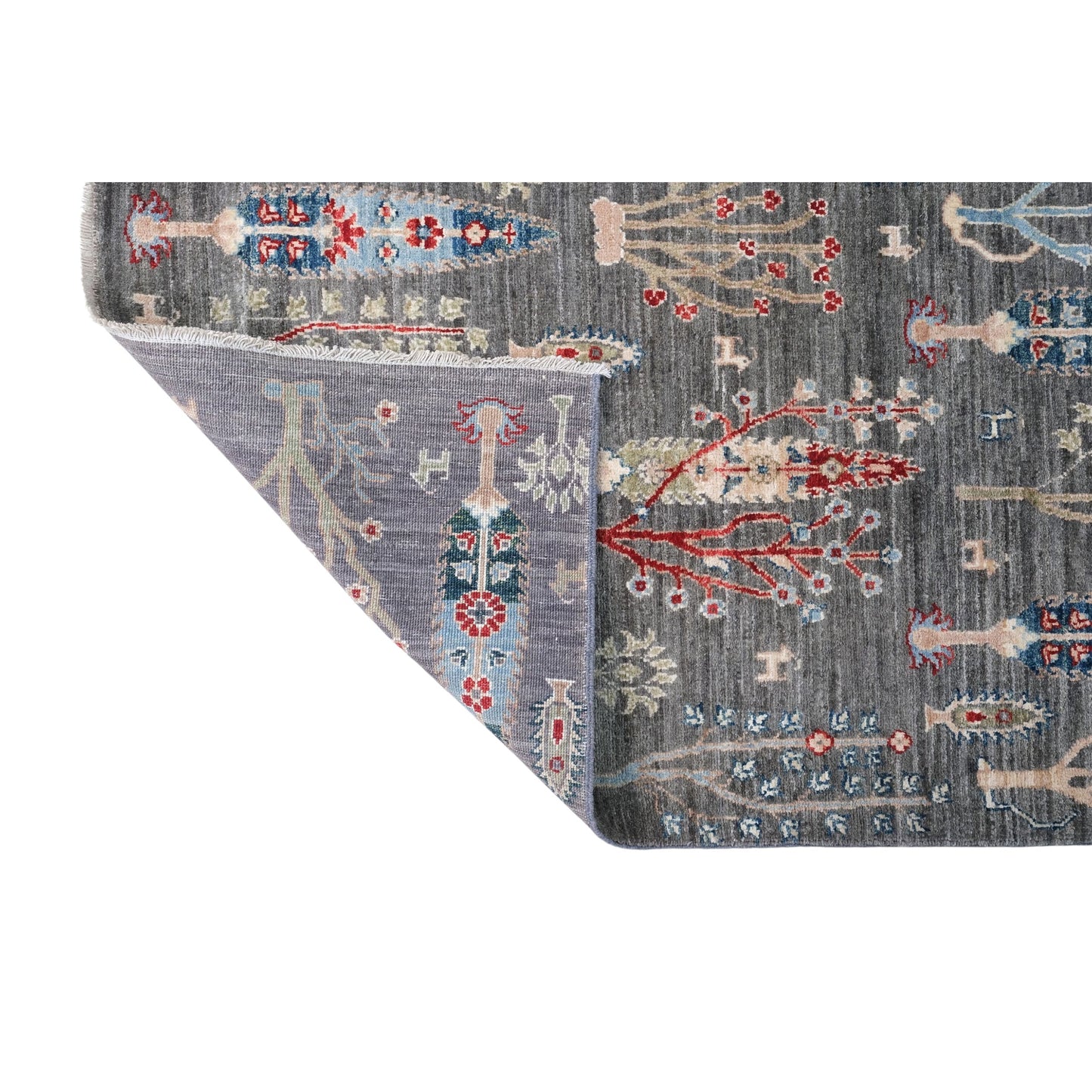 ARYANA ARYAN BROWN / RED 2'6" X 17'7"