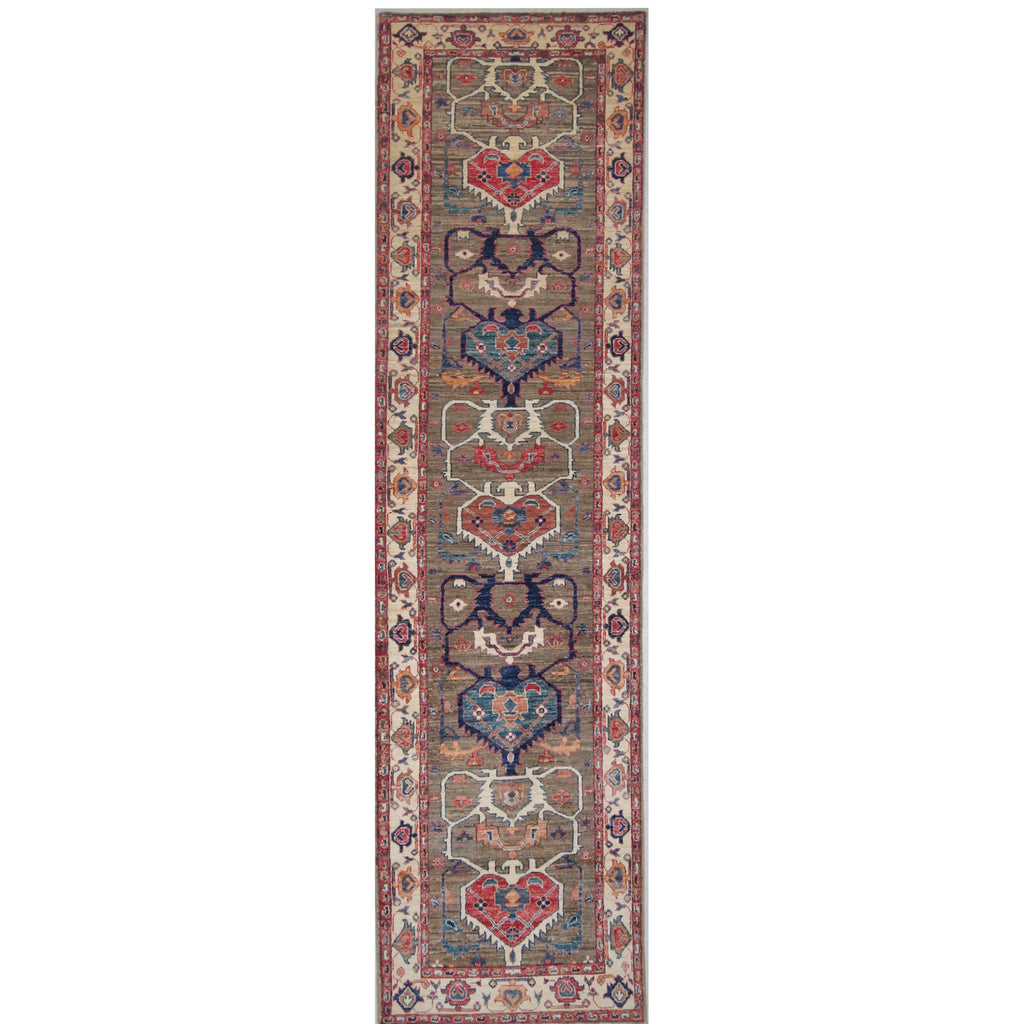 ARYANA ARYAN BROWN / IVORY 2'8" X 10'2"
