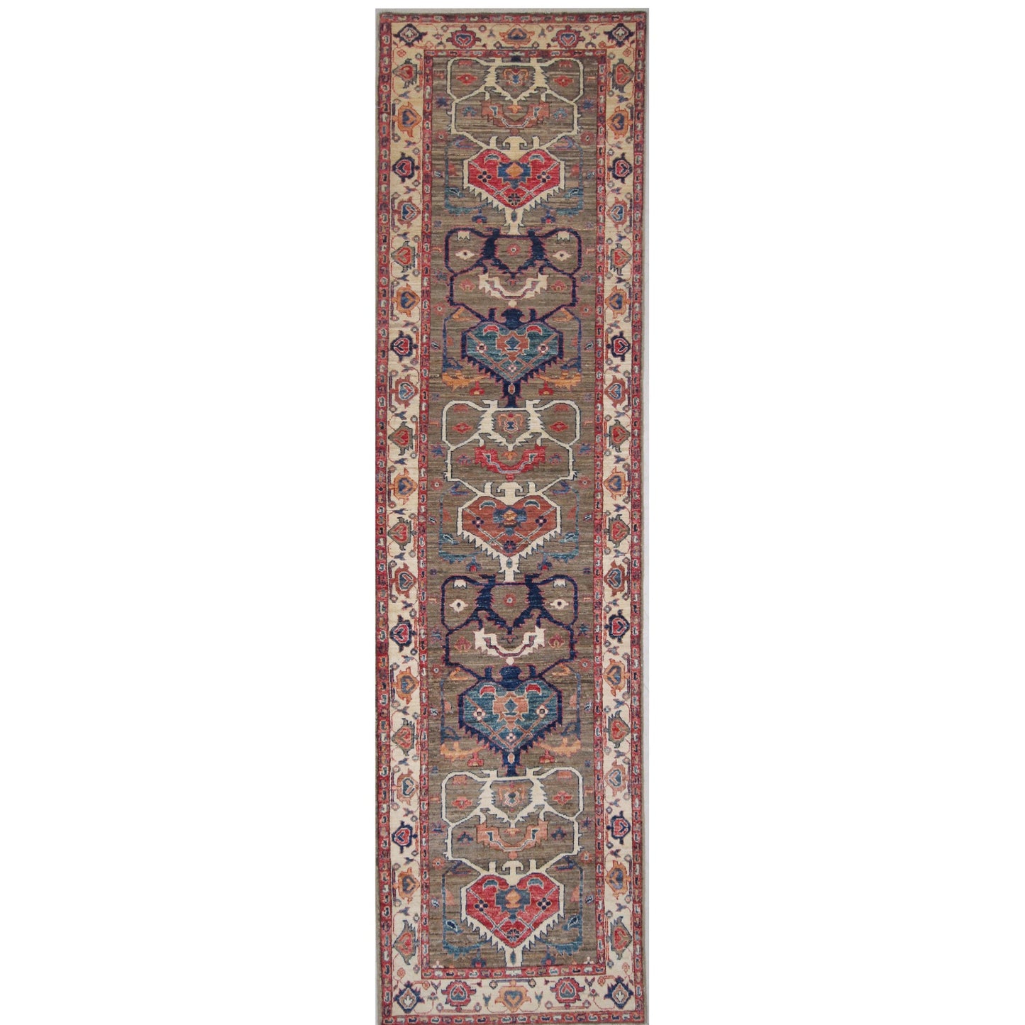 ARYANA ARYAN BROWN / IVORY 2'8" X 10'2"