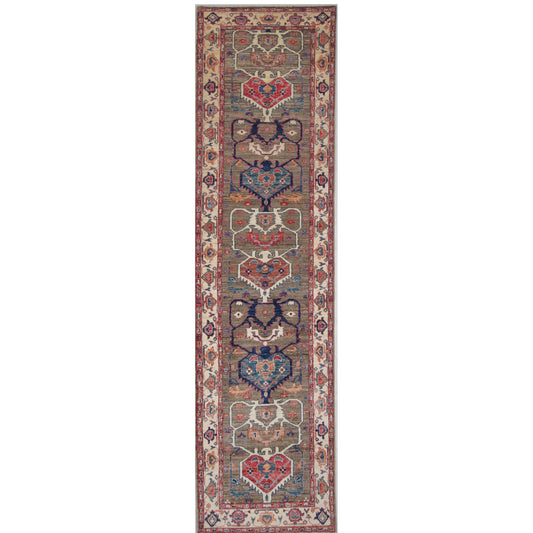 ARYANA ARYAN BROWN / IVORY 2'8" X 10'2"