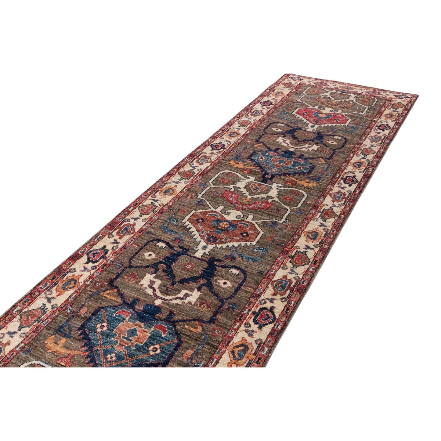 ARYANA ARYAN BROWN / IVORY 2'8" X 10'2"