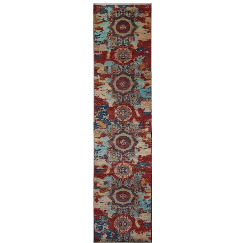 ARYANA ARYAN RED / IVORY 2'5" X 11'11"