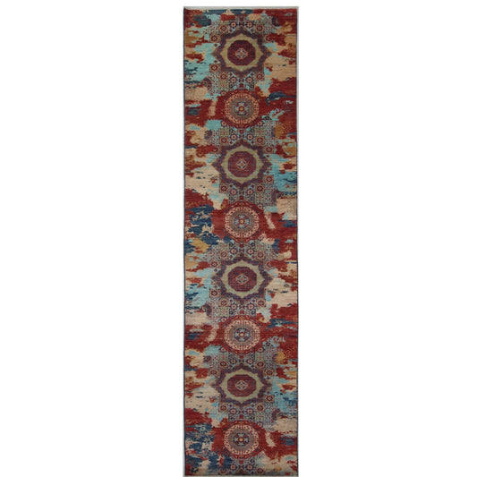 ARYANA ARYAN RED / IVORY 2'5" X 11'11"