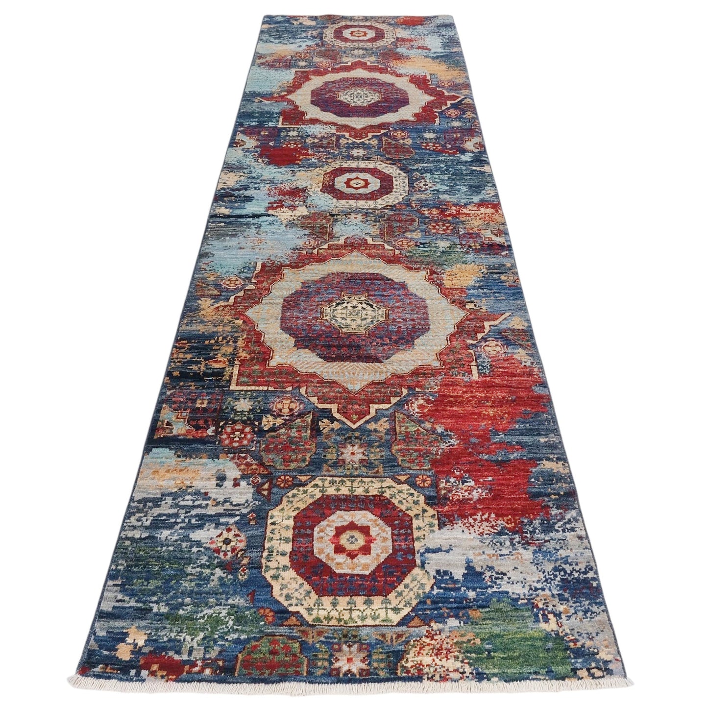ARYANA ARYAN NAVY / RED 2'8" X 9'11"
