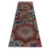 ARYANA ARYAN LIGHT BLUE / RED 2'6" X 7'11"