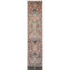 ARYANA ARYAN LIGHT GREEN / RED 2'5" X 19'7"