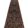 ARYANA ARYAN LIGHT GREEN / RED 2'5" X 19'7"
