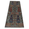 ARYANA ARYAN LIGHT GREEN / RED 2'1" X 5'3"