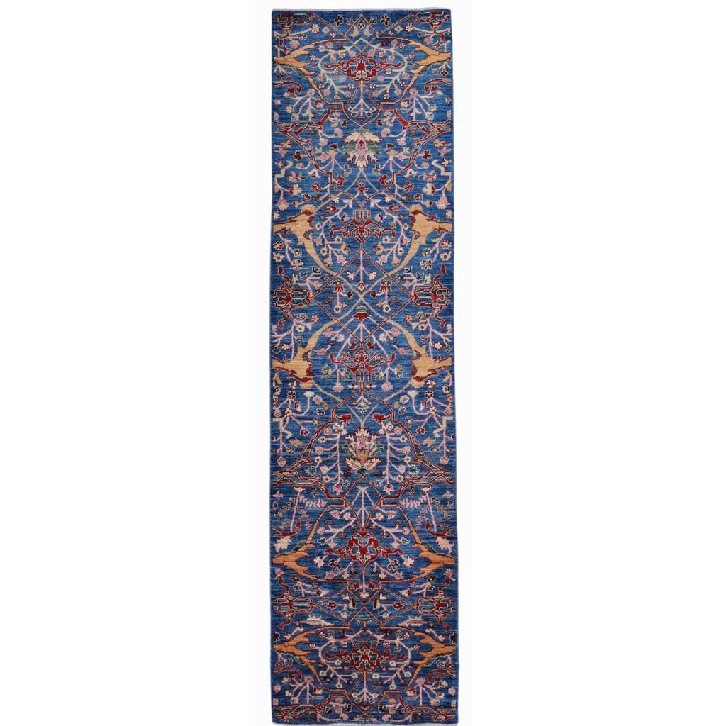 ARYANA ARYAN LIGHT BLUE / RED 2'6" X 9'8"