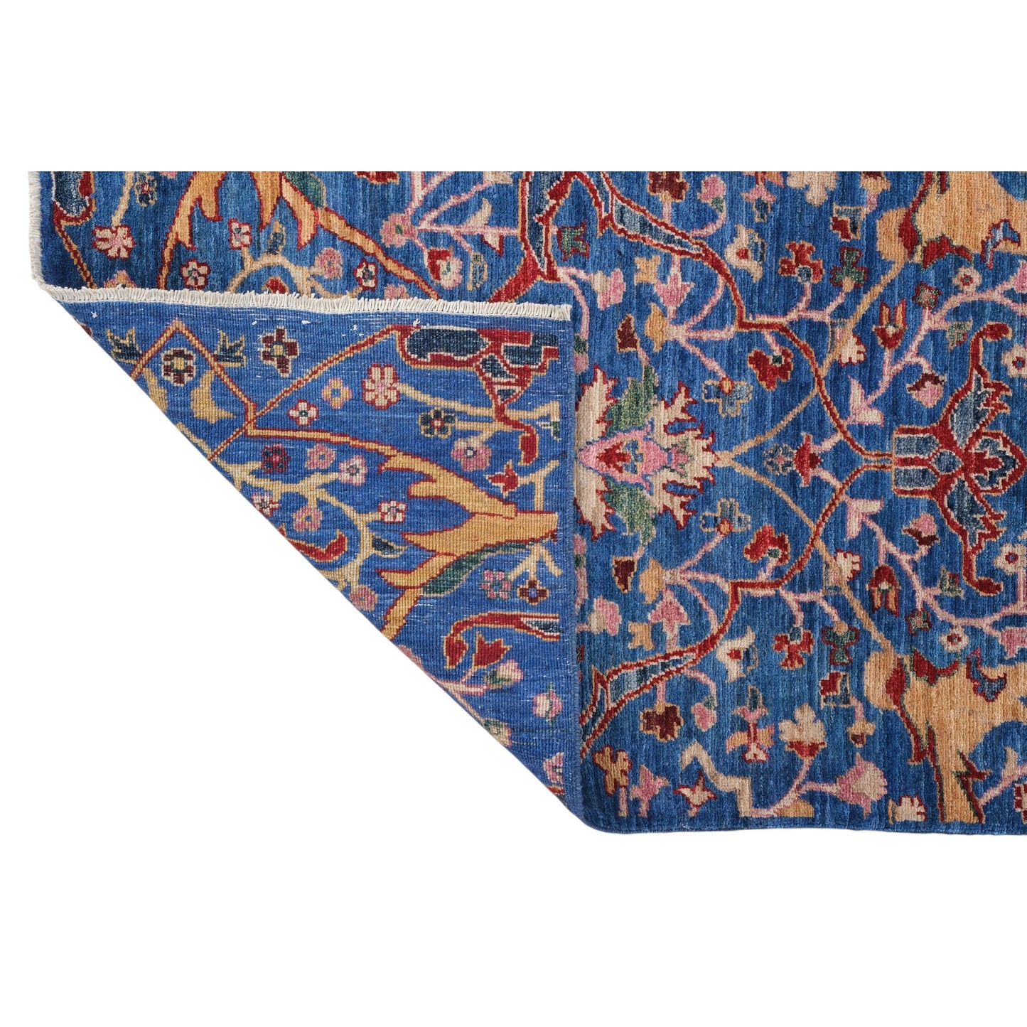 ARYANA ARYAN LIGHT BLUE / RED 2'6" X 9'8"