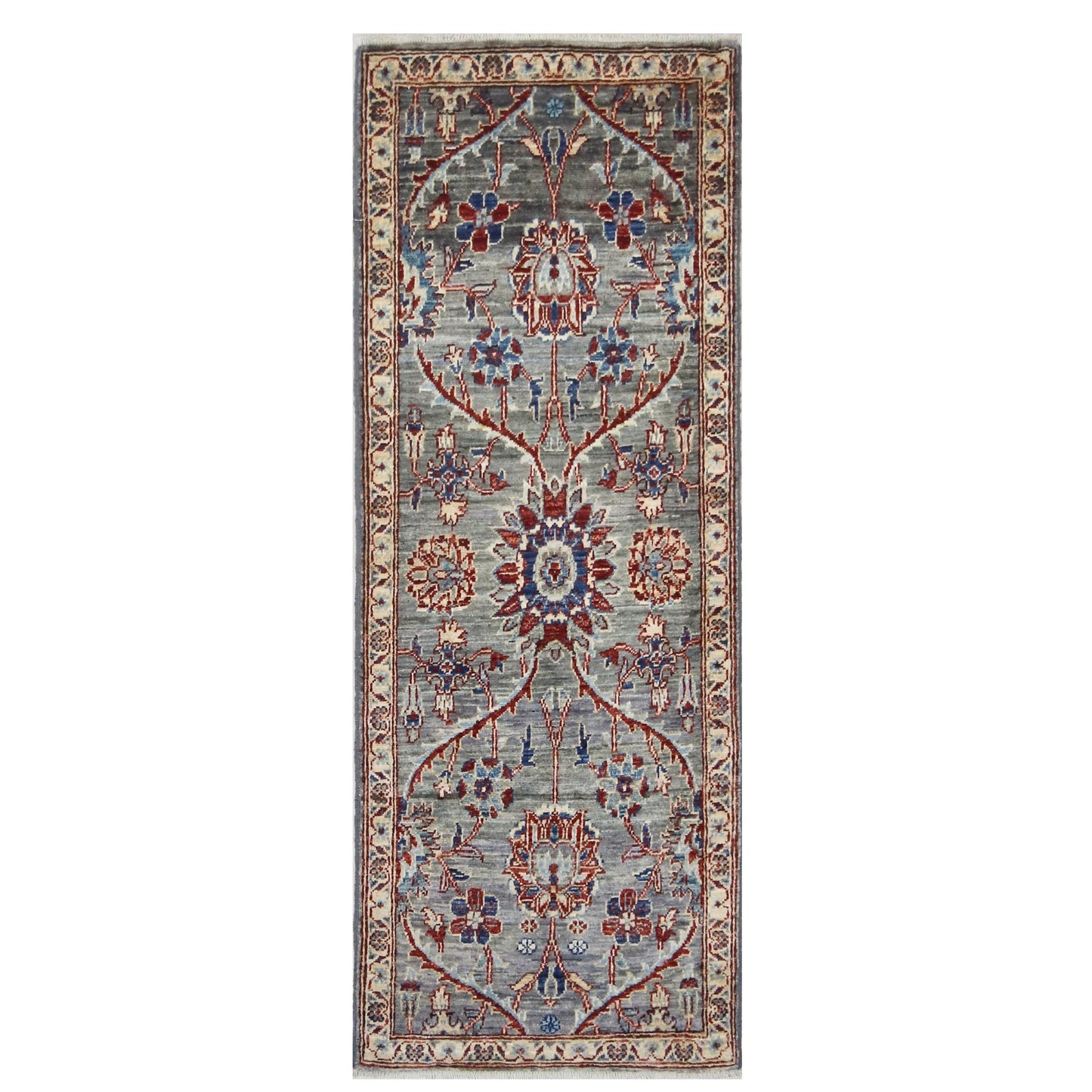 ARYANA ARYAN LIGHT GREEN / IVORY 1'11" X 5'2"