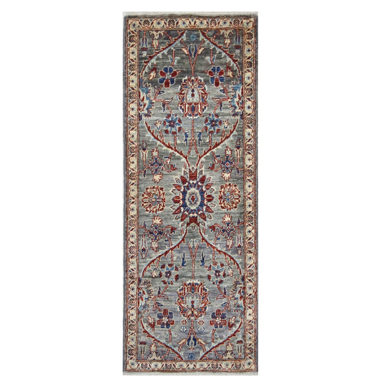 ARYANA ARYAN LIGHT GREEN / IVORY 1'11" X 5'2"