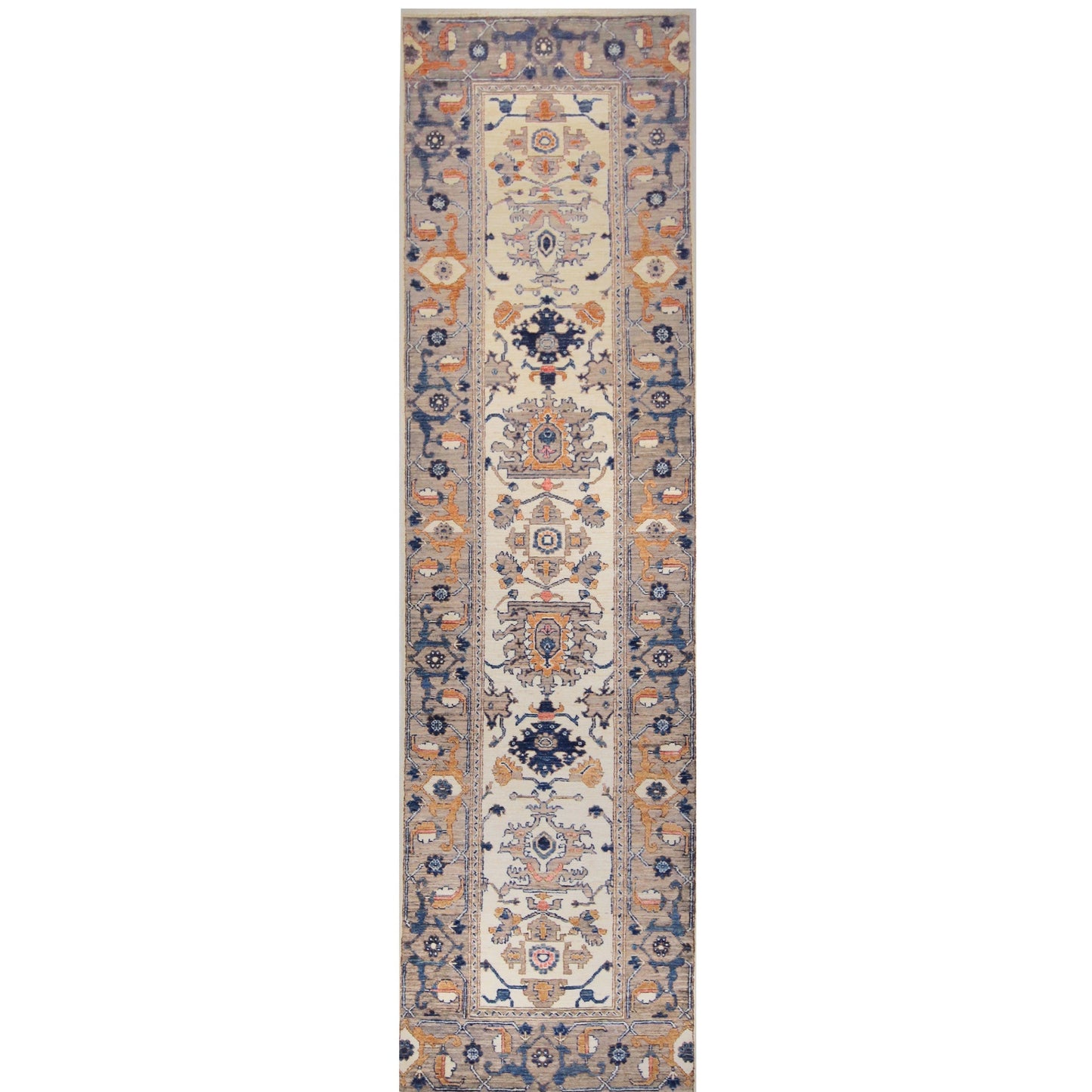 ARYANA ARYAN IVORY / BROWN 2'7" X 9'8"