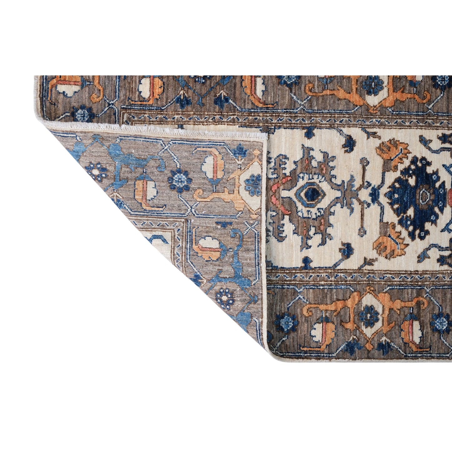 ARYANA ARYAN IVORY / BROWN 2'7" X 9'8"