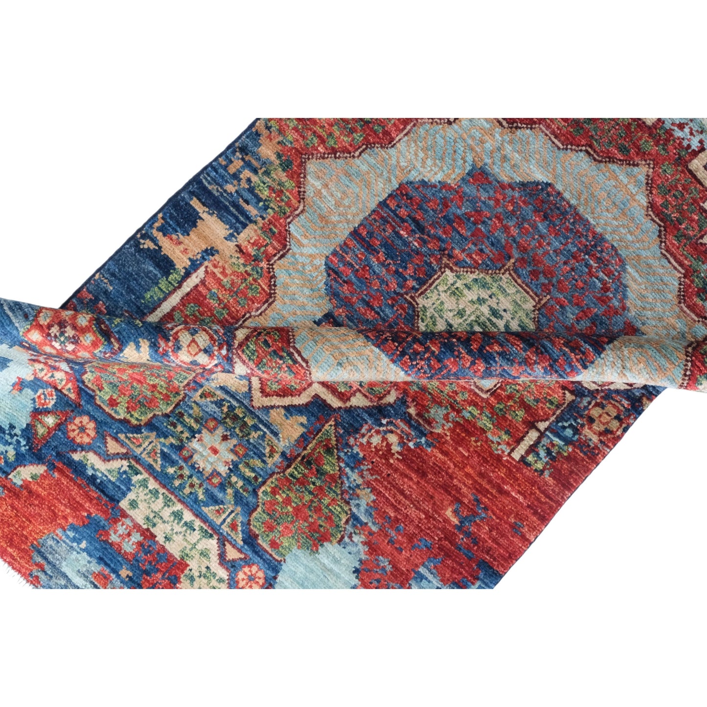 ARYANA ARYAN NAVY / RED 2'6" X 9'8"