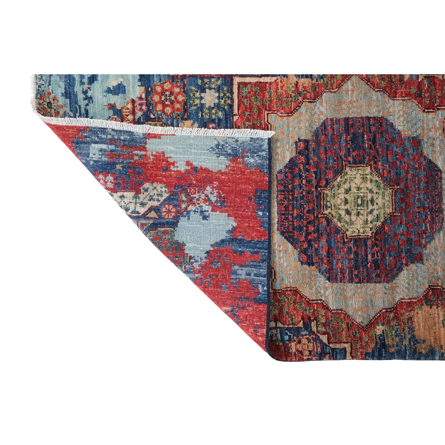 ARYANA ARYAN NAVY / RED 2'6" X 9'8"