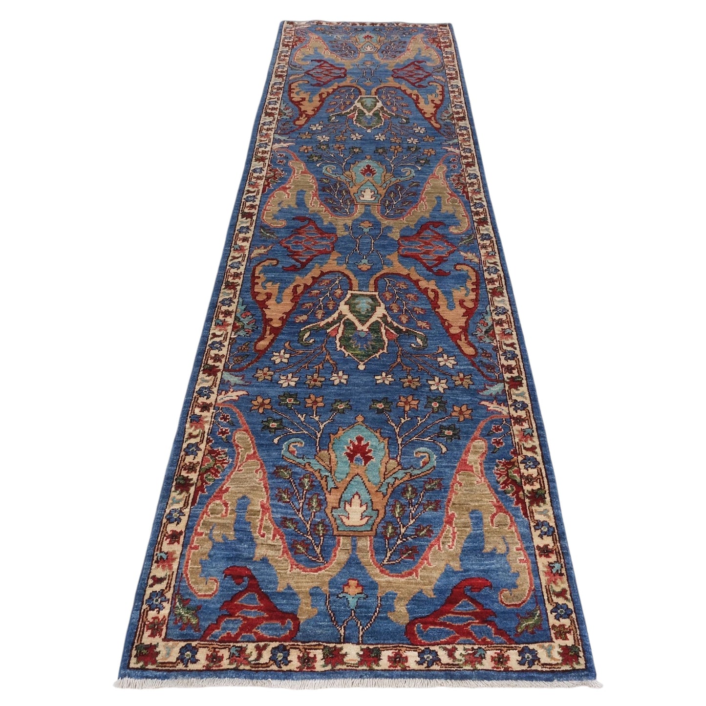 ARYANA ARYAN NAVY / RED 2'7" X 9'11"