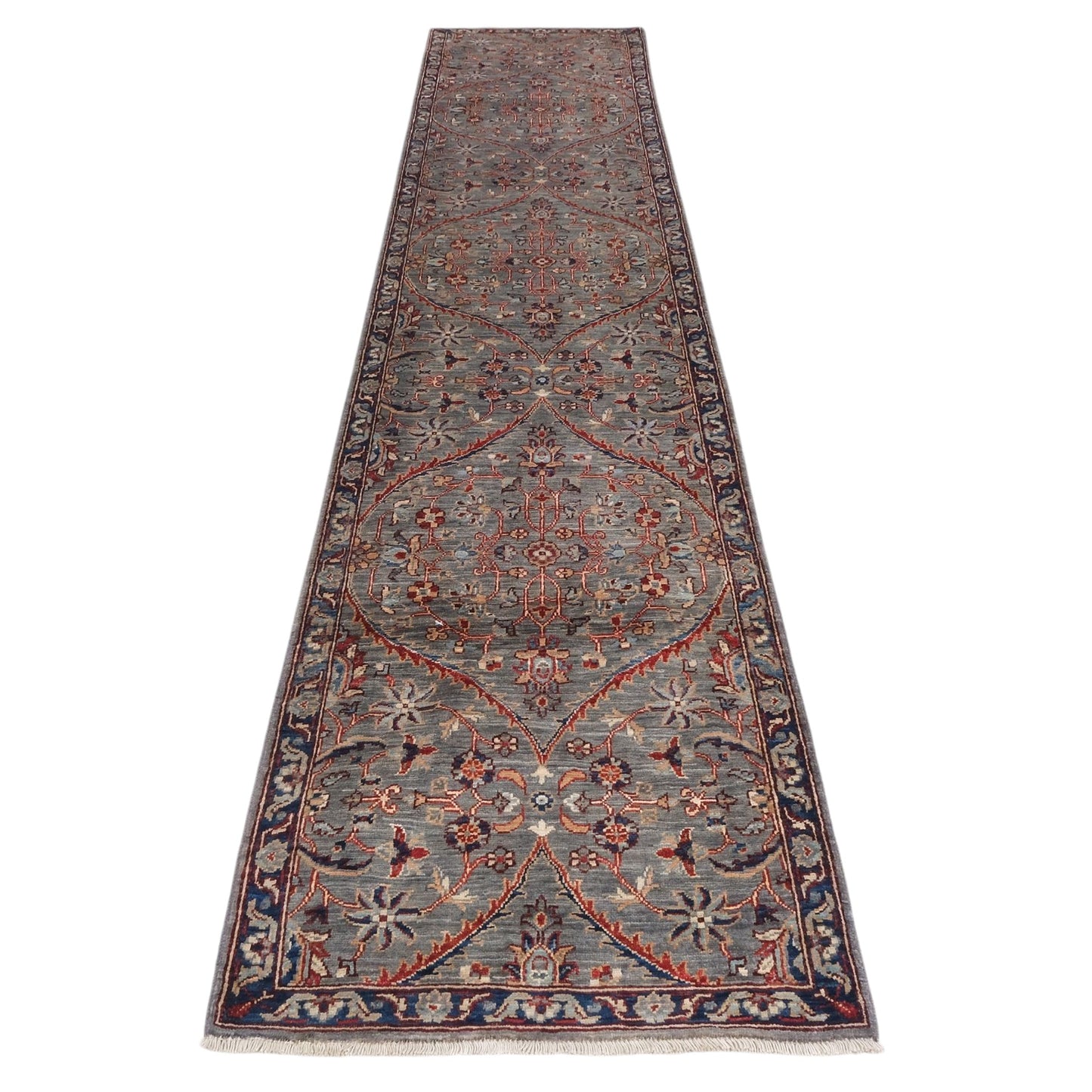 ARYANA ARYAN BROWN / NAVY 2'6" X 11'7"