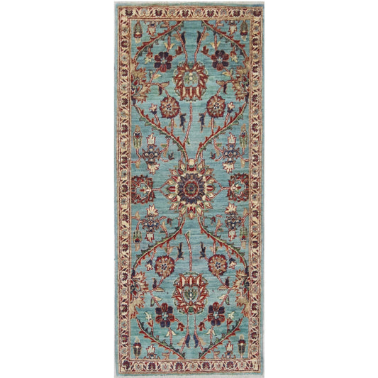ARYANA ARYAN LIGHT BLUE / IVORY 1'11" X 4'10"