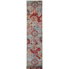 ARYANA ARYAN LIGHT BLUE / RED 2'5" X 18'1"