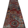 ARYANA ARYAN LIGHT BLUE / RED 2'5" X 18'1"