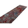 ARYANA ARYAN LIGHT BLUE / RED 2'5" X 18'1"