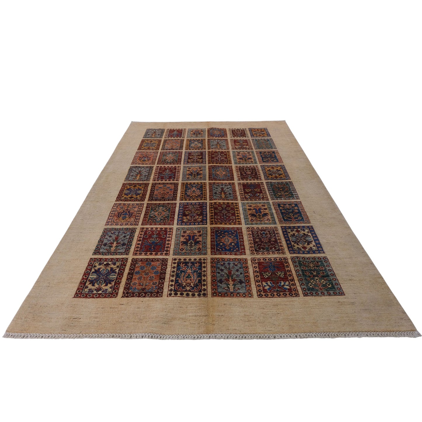 ARYANA ARYAN RED / CAMEL 5'9" X 8'2"