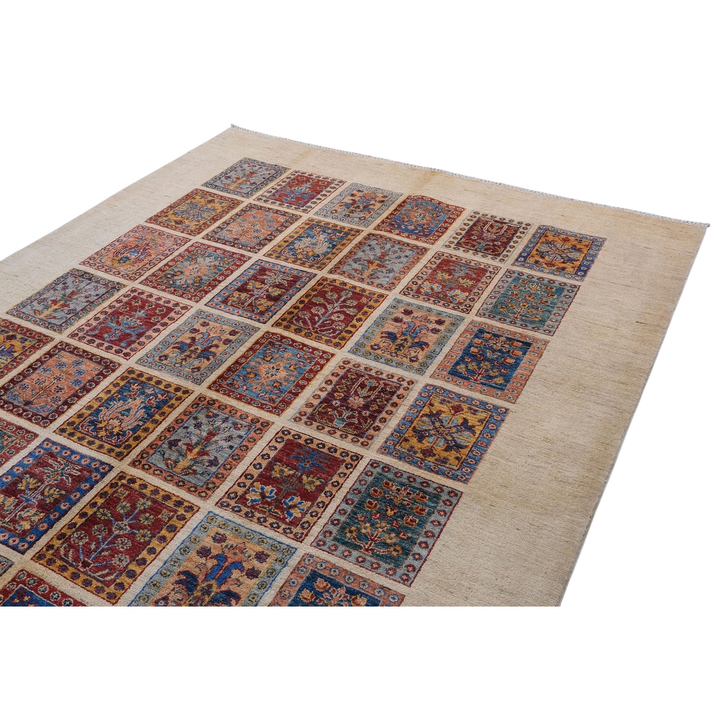 ARYANA ARYAN RED / CAMEL 5'9" X 8'2"