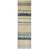 ARYANA ARYAN NAVY / LIGHT GREEN 2'8" X 9'5"